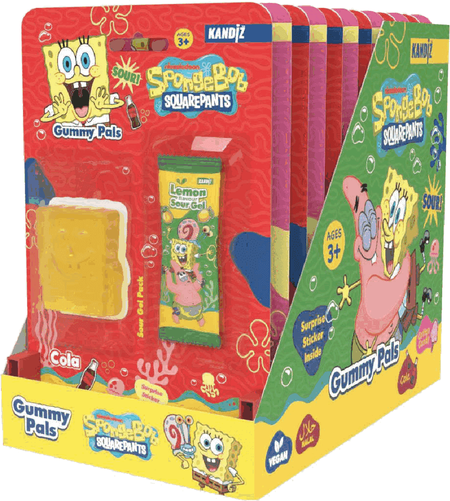 SpongeBob — Gummy Pals — Counter-Display
